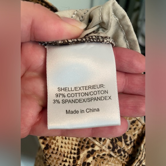 Tory Burch Snakeskin Print Jeans - Picture 7 of 7